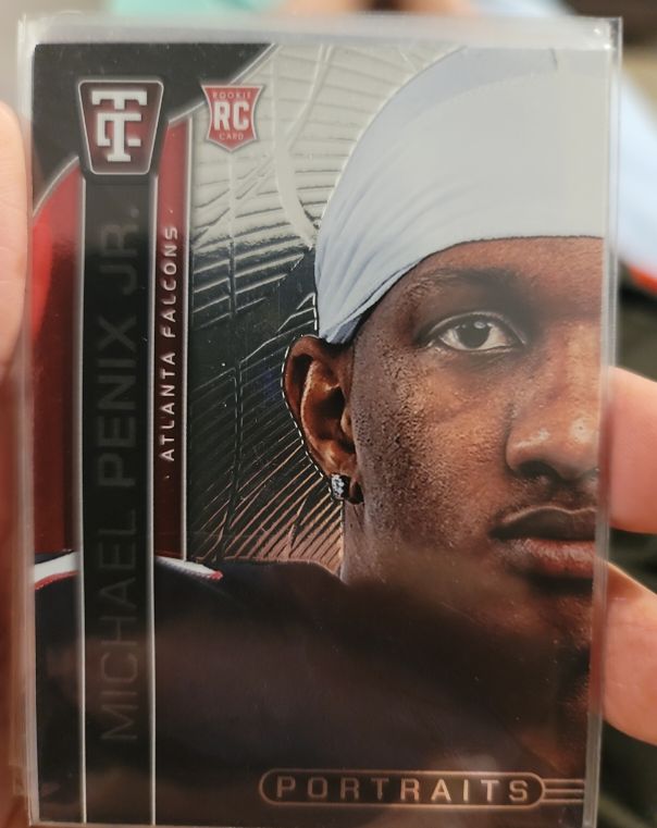 2024 Panini Totally Certified #9 Michael Penix Jr. Portraits Rookie Card — front