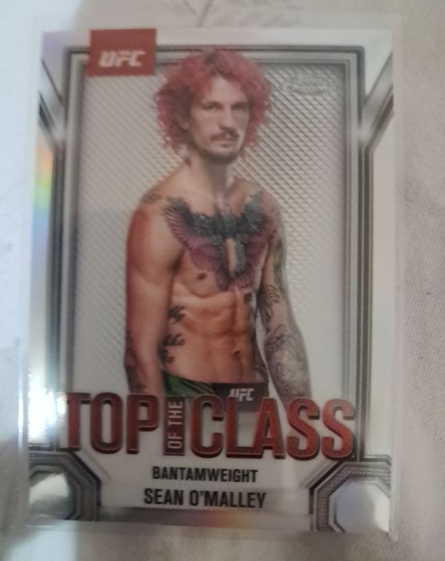 2025 Topps Chrome UFC #TTC-1 Sean O'Malley Top of the Class — front