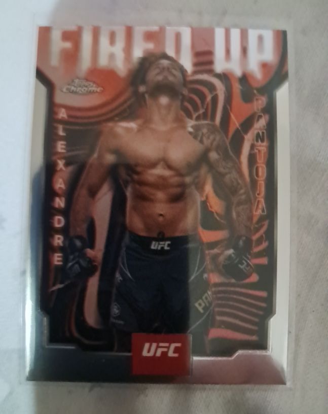 2025 Topps Chrome UFC #FUP-3 Alexandre Pantoja Fired Up — front