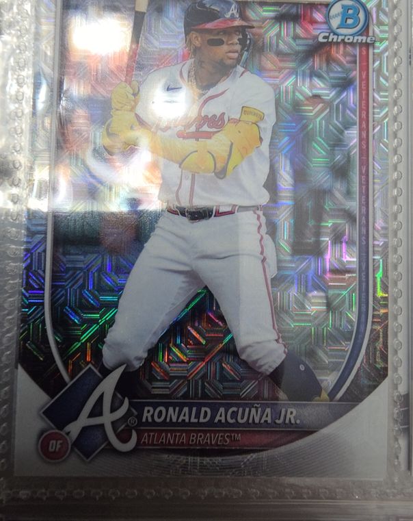 2025 Bowman Chrome #21 Ronald Acuña Jr. — front