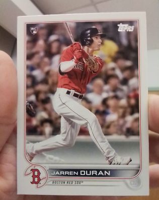 2022 Topps #187 Jarren Duran — front