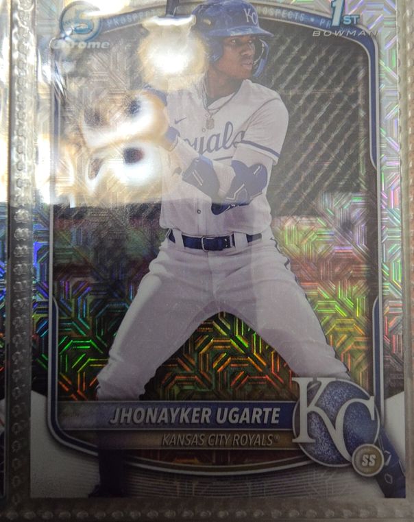 2025 Bowman Chrome Prospects #BCP-123 Jhonayker Ugarte — front