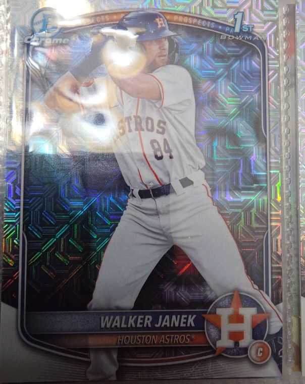 2025 Bowman Chrome #BCP-15 Walker Janek — front