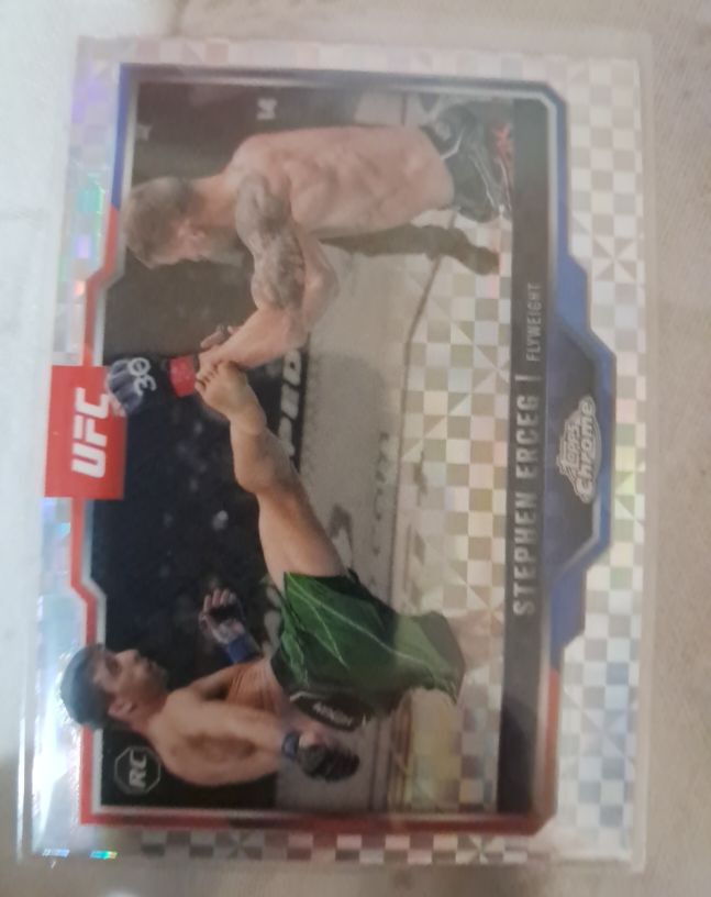 2025 Topps Chrome UFC #63 Stephen Erceg — front