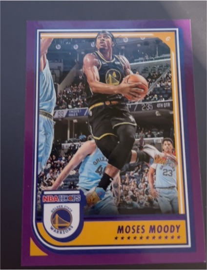2022-23 Panini NBA Hoops #230 Moses Moody — front