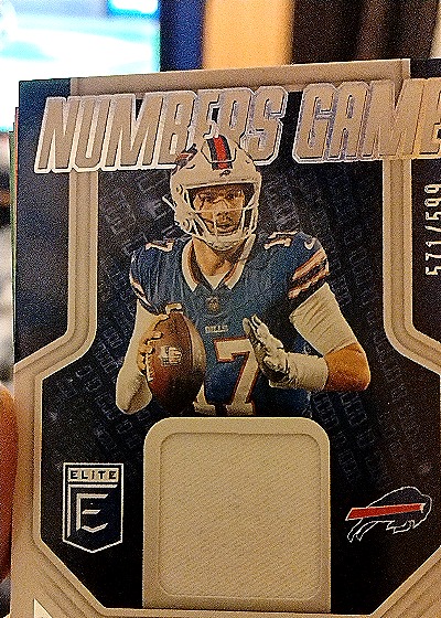2024 Panini Elite Numbers Game #571 Josh Allen — front