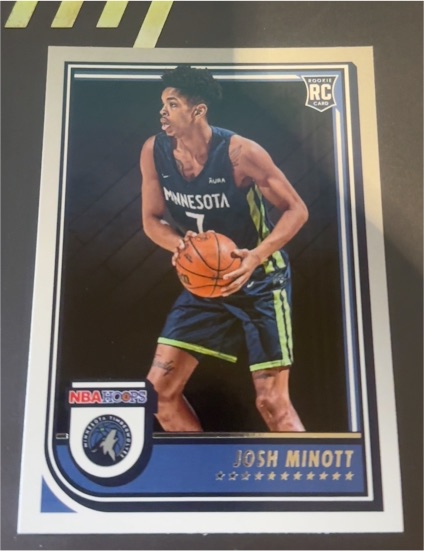 2022-23 Panini NBA Hoops #278 Josh Minott Rookie Card — front