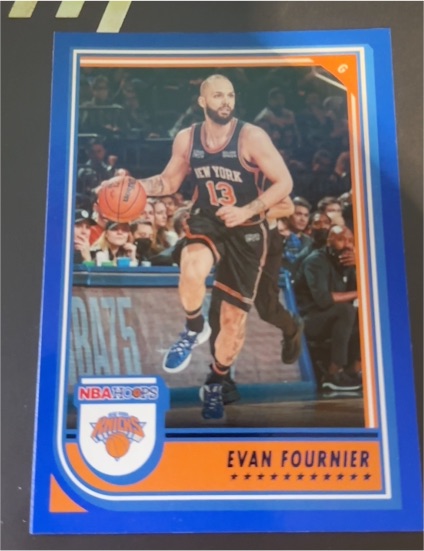 2022-23 Panini NBA Hoops #19 Evan Fournier — front