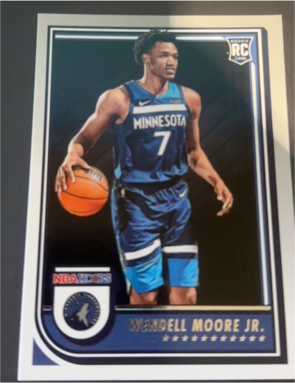 2022-23 Panini NBA Hoops #274 Wendell Moore Jr. — front