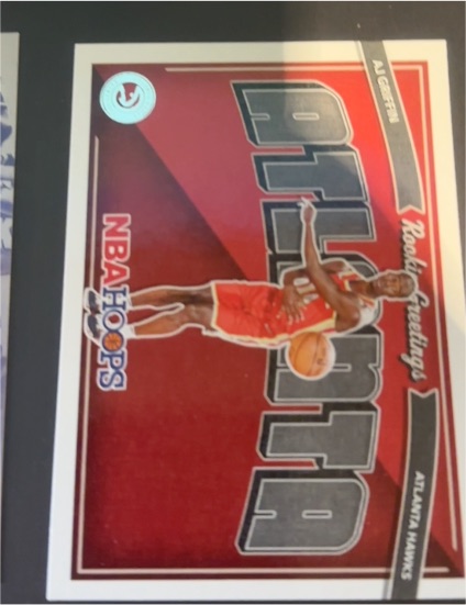2022-23 Panini NBA Hoops #16 AJ Griffin Rookie Greetings — front