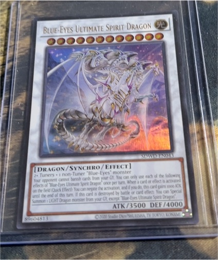 2020 Yu-Gi-Oh! SDWD-EN029 Blue-Eyes Ultimate Spirit Dragon — front