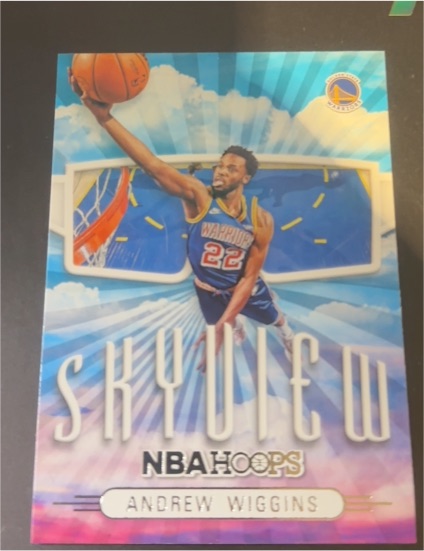 2022-23 Panini NBA Hoops Skyview #24 Andrew Wiggins — front
