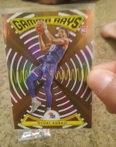 2022-23 Panini Chronicles Draft Picks Gamma Rays #ZG-OCH Ochai Agbaji — front