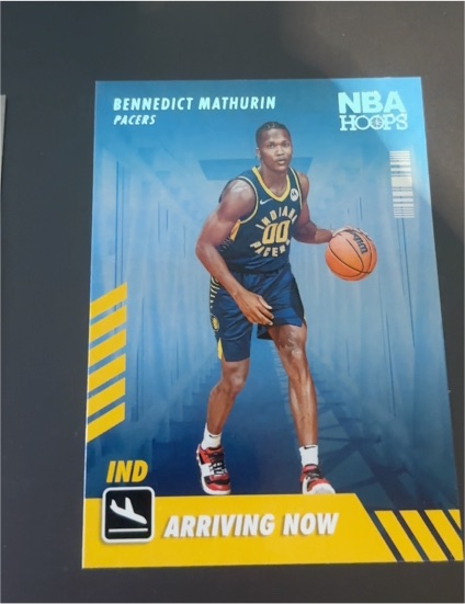 2022-23 Panini NBA Hoops #6 Bennedict Mathurin Arriving Now — front