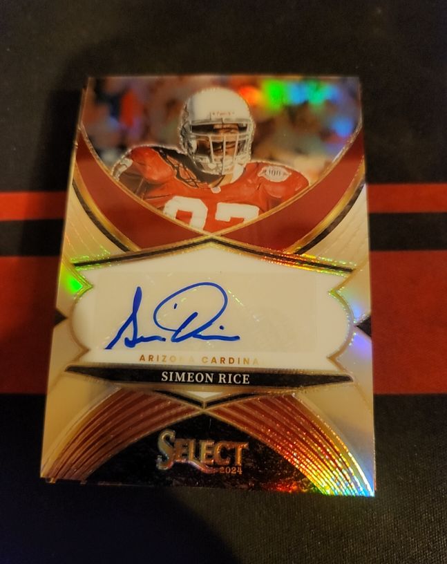2024 Panini Select Signatures Simeon Rice #SSP-SRE — front