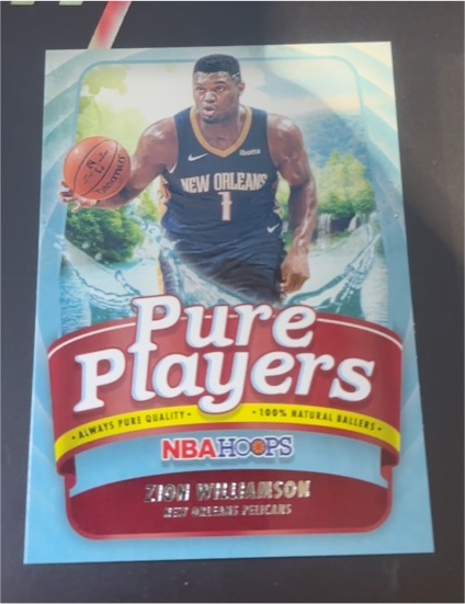 2022-23 Panini NBA Hoops Pure Players #1 Zion Williamson — front
