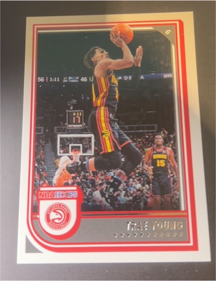 2022-23 Panini NBA Hoops #80 Trae Young — front