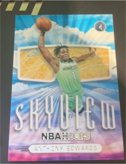 2022-23 Panini NBA Hoops Skyview #6 Anthony Edwards — front