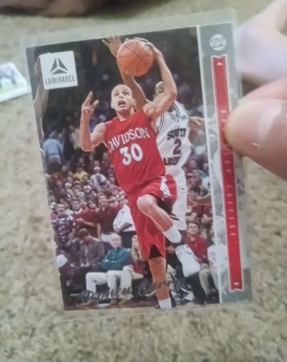 2022 Panini Chronicles Draft Picks Luminance #46 Stephen Curry — front