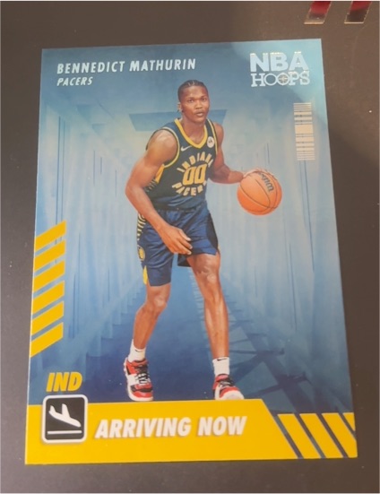 2022-23 Panini NBA Hoops #6 Bennedict Mathurin — front