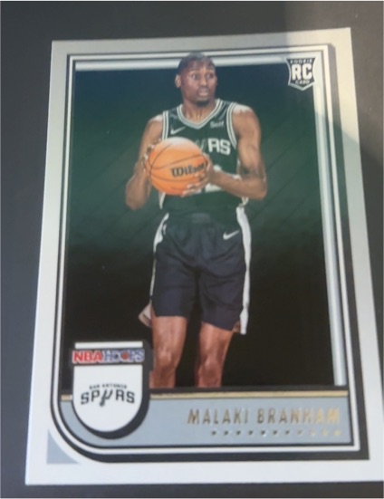 2022-23 Panini NBA Hoops #250 Malaki Branham — front
