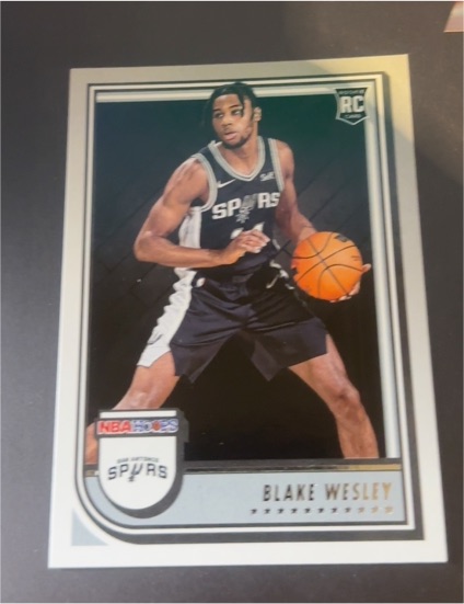 2022-23 Panini NBA Hoops #255 Blake Wesley Rookie Card — front