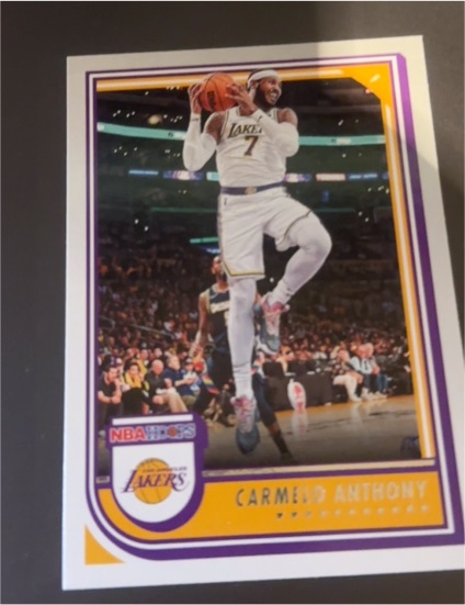 2022-23 Panini NBA Hoops #174 Carmelo Anthony — front