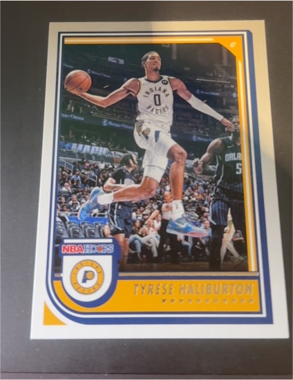 2022-23 Panini NBA Hoops #51 Tyrese Haliburton — front