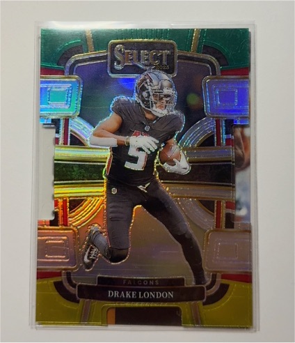 2023 Panini Select Concourse Die-Cut #6 Drake London — front