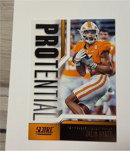 2023 Panini Score Protential #15 Jalin Hyatt — front