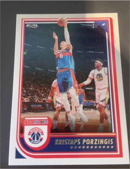2022-23 Panini NBA Hoops #115 Kristaps Porzingis — front