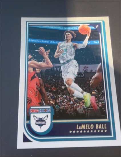 2022-23 Panini NBA Hoops #90 LaMelo Ball — front