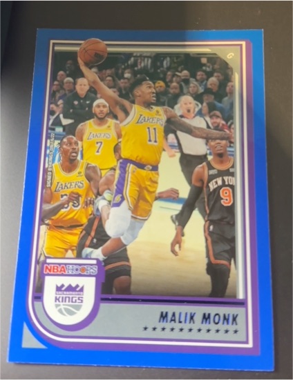 2022-23 Panini NBA Hoops #162 Malik Monk — front