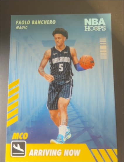 2022-23 Panini NBA Hoops #1 Paolo Banchero Arriving Now — front