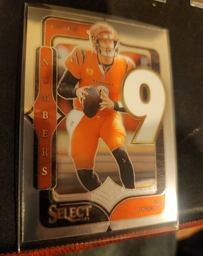 2024 Panini Select Select Numbers #15 Joe Burrow — front