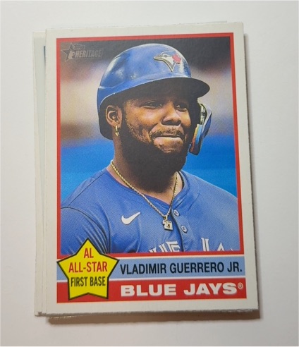 2025 Topps Heritage #165 Vladimir Guerrero Jr. — front
