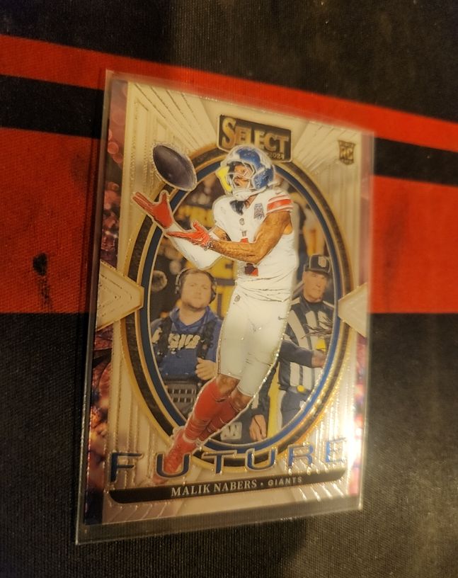 2024 Panini Select #2 Malik Nabers Future Insert Rookie Card — front