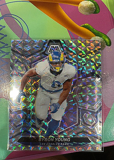 2024 Panini Mosaic #Byron Young Los Angeles Rams — front