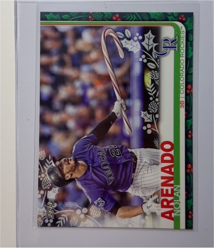 2019 Topps Holiday #HW165 Nolan Arenado — front