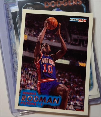 1993-94 Fleer #64 Dennis Rodman — front