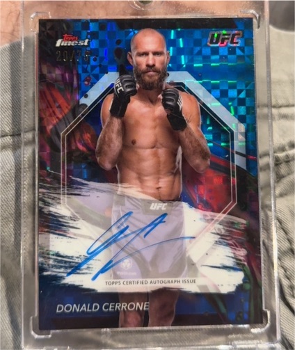 2024 Topps Finest UFC #FA-DDC Donald Cerrone — front
