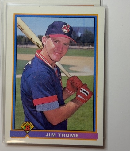 1991 Bowman #68 Jim Thome — front