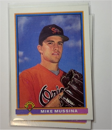 1991 Bowman #97 Mike Mussina — front