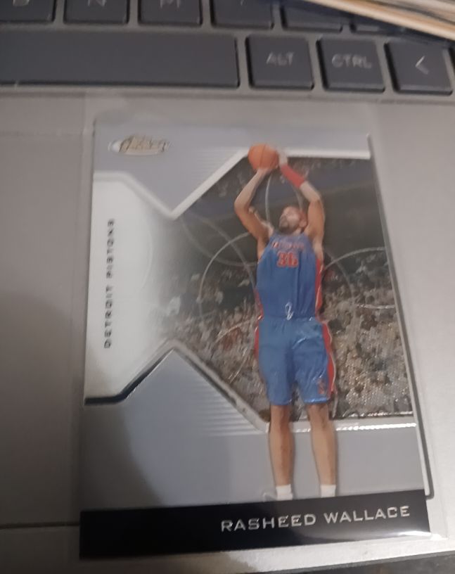 2004-05 Topps Finest #36 Rasheed Wallace — front
