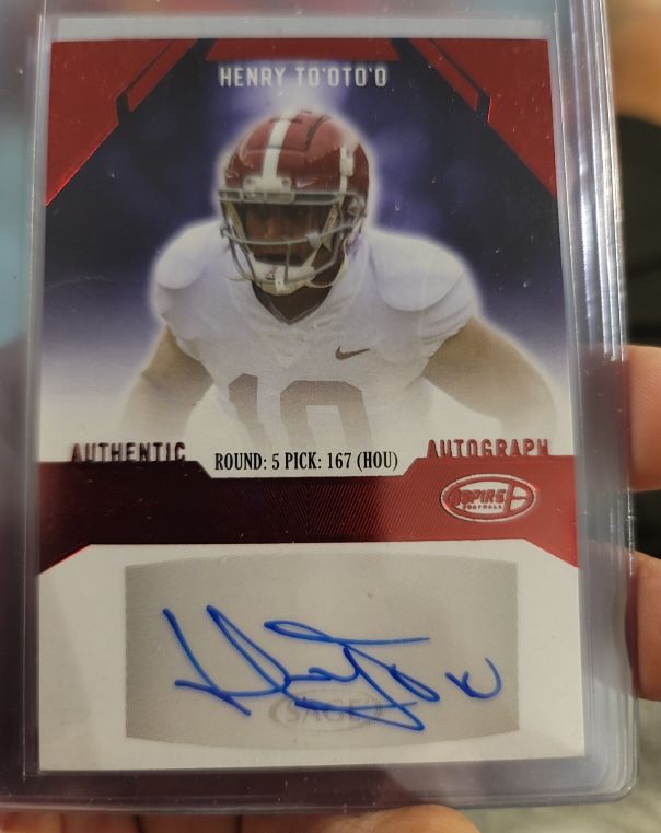 2023 SAGE Aspire Red #C01 Henry To'oto'o — front