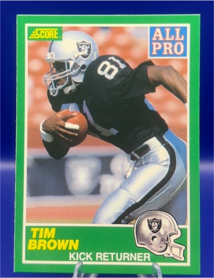1989 Score #305 Tim Brown — front