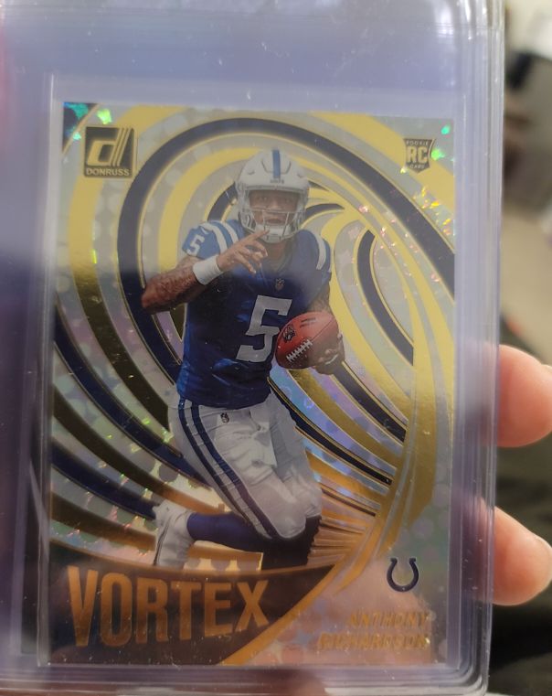 2023 Donruss Vortex #VOR-19 Anthony Richardson — front