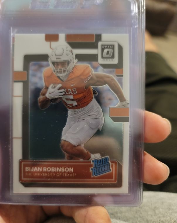 2023 Panini Chronicles Donruss Optic Draft Picks #20 Bijan Robinson — front