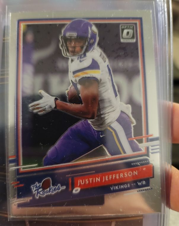2020 Donruss Optic The Rookies #TR-JJ Justin Jefferson — front