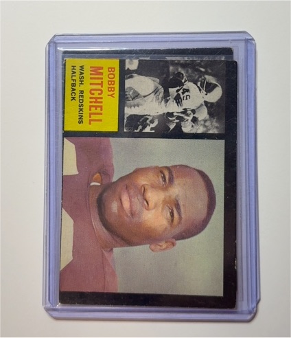 1962 Topps Football #166 Bobby Mitchell — front